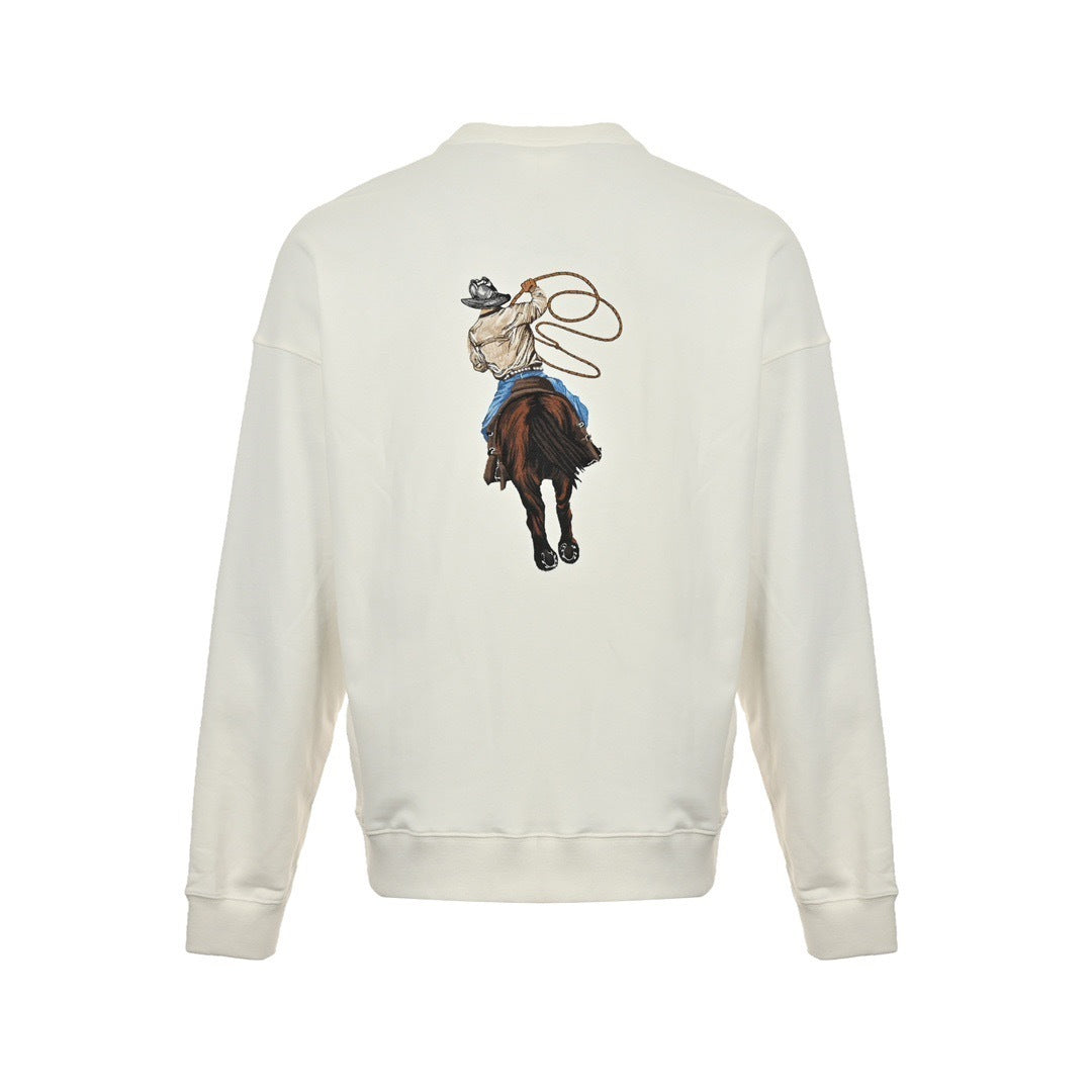Louis Vuitton Felpa Cowboy Graphic – Ivory