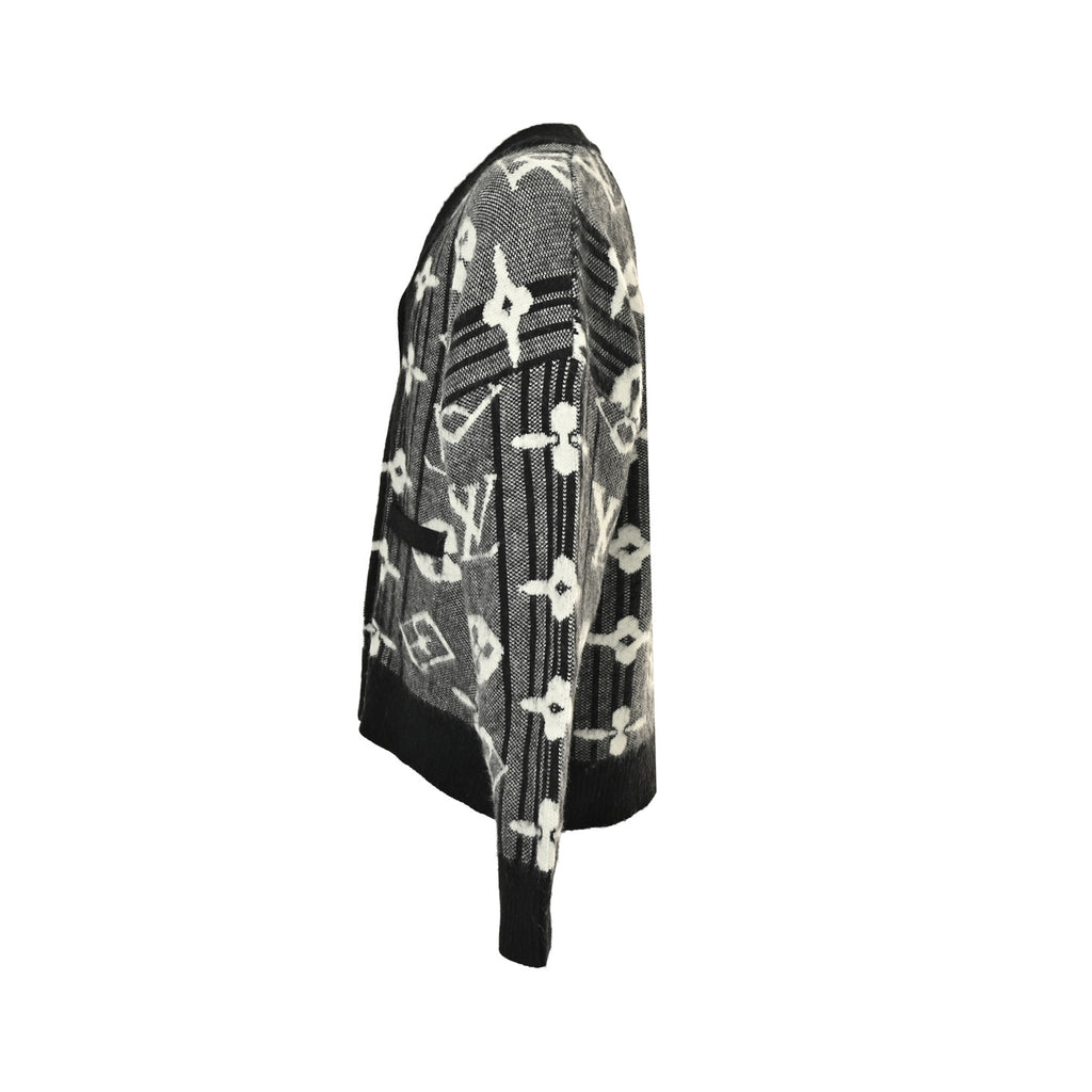 Cardigan Ispirazione Louis Vuitton Monogram – Black Edition