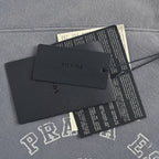 Prada Felpa Girocollo Logo Heritage – Grigio Polvere