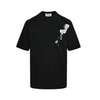 Maison Margiela Brushstroke Print T-Shirt – Black