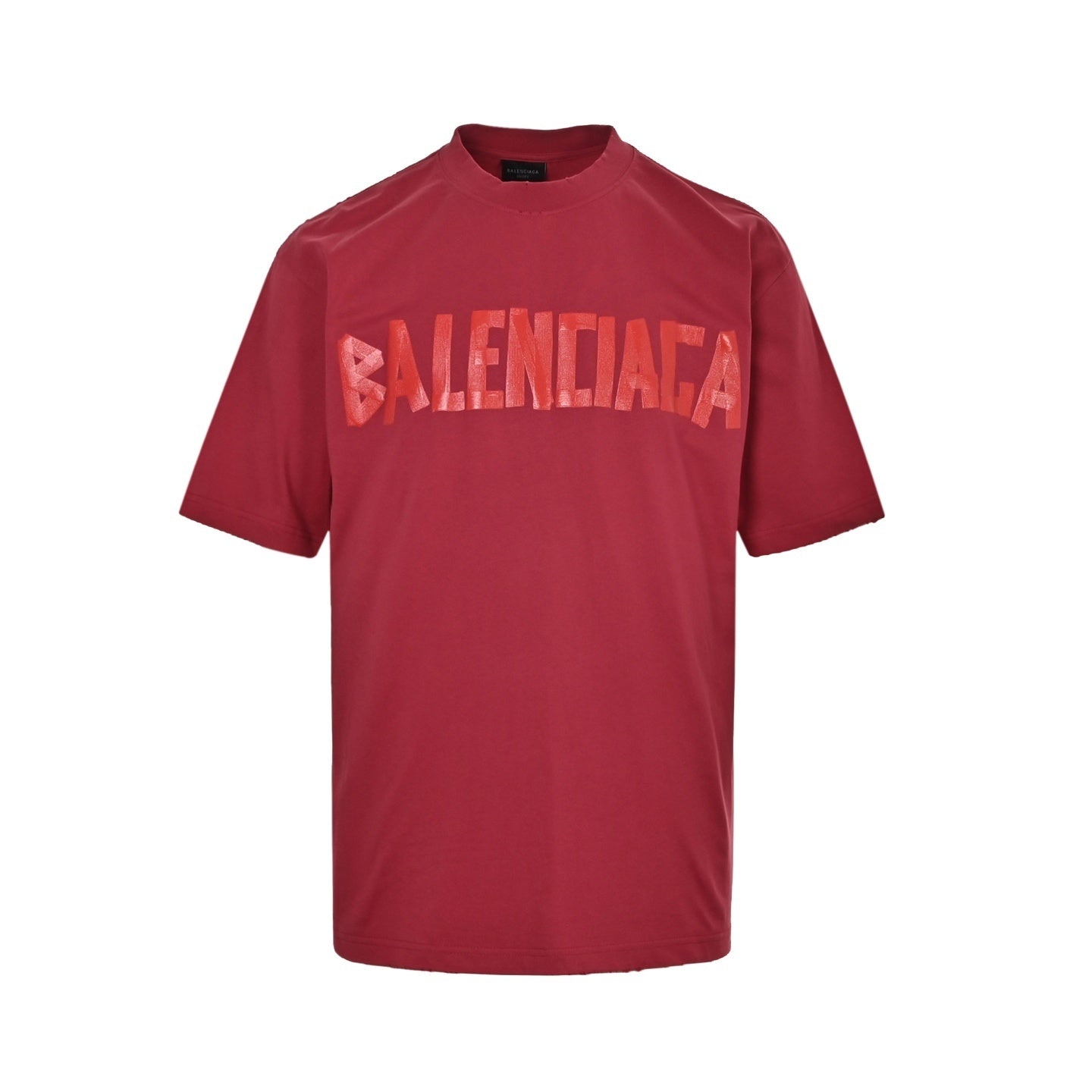 Balenciaga Logo Tape Print T-Shirt
