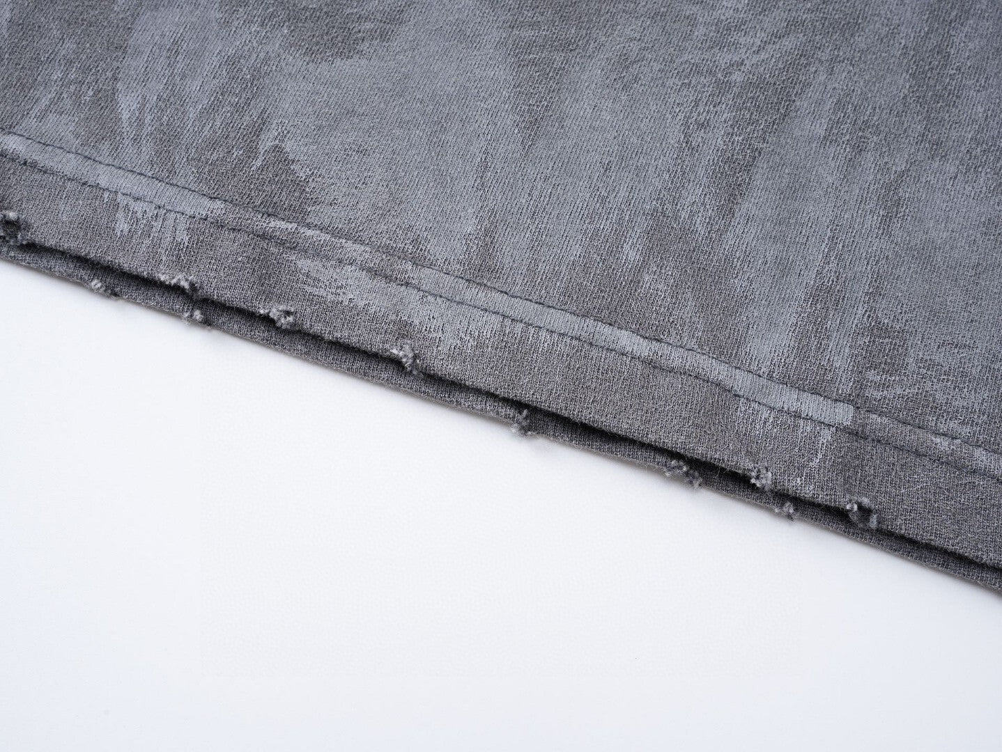 Balenciaga Felpa Oversize Effetto Washed – Grigio Antracite