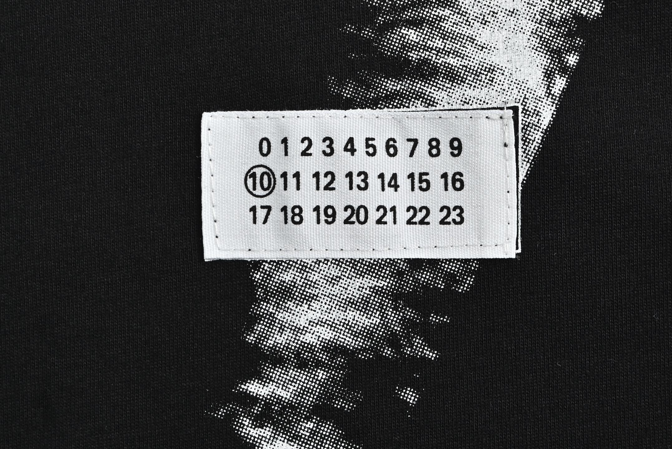 Maison Margiela Brushstroke Print T-Shirt – Black