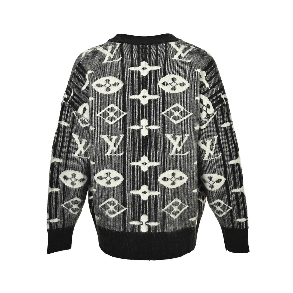 Cardigan Ispirazione Louis Vuitton Monogram – Black Edition