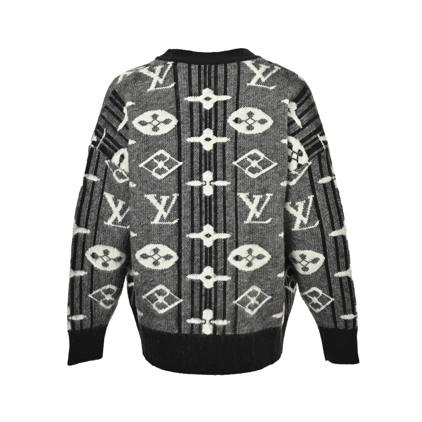 Cardigan Ispirazione Louis Vuitton Monogram – Black Edition