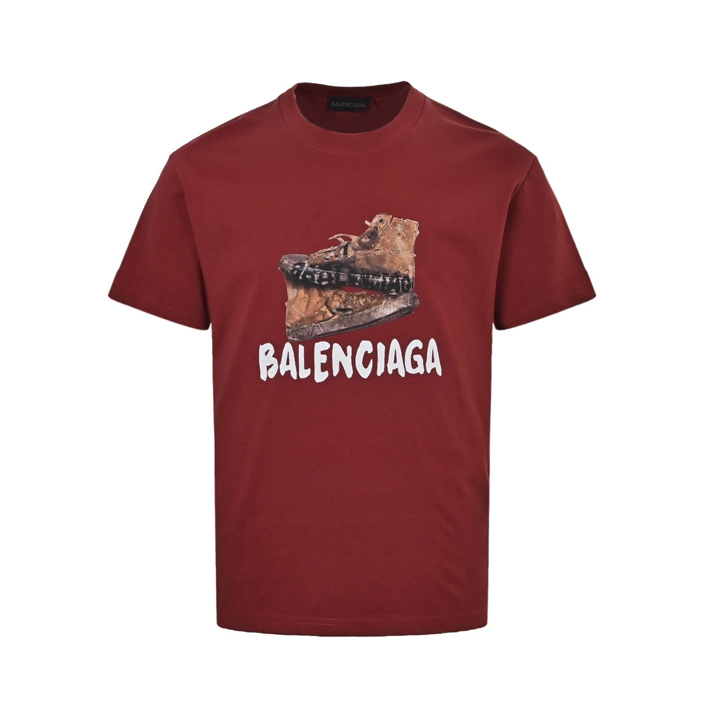 Balenciaga T-shirt Uomo in cotone con stampa grafica Boot
