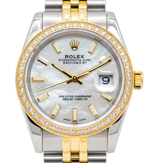 Rolex Datejust – Quadrante Bianco con Diamanti (Personalizzato)