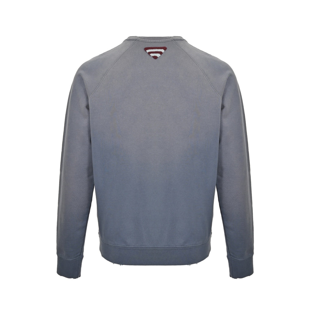 Prada Felpa Girocollo Logo Heritage – Grigio Polvere