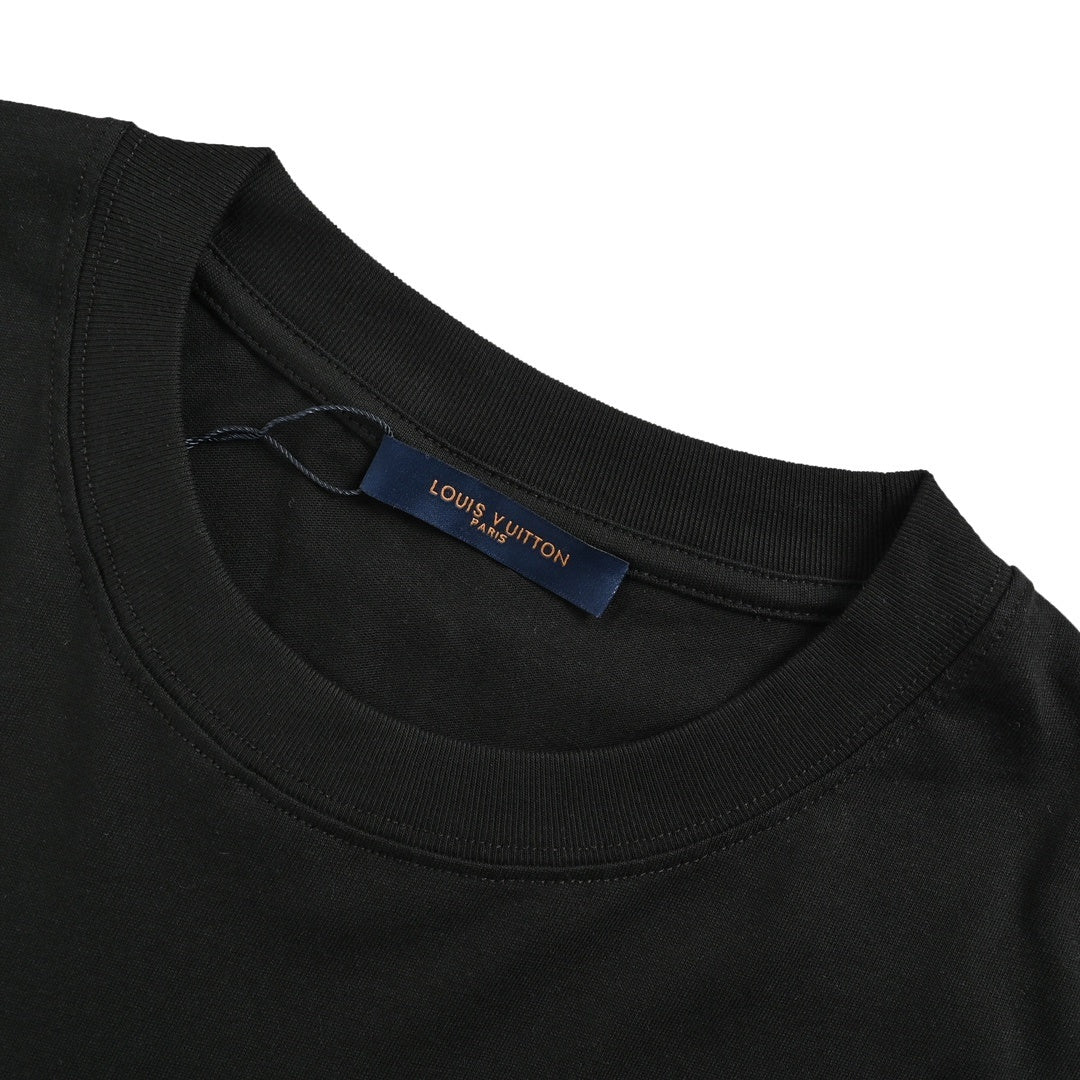 Louis Vuitton T-shirt Uomo in cotone con stampa LV e graphic Basketball