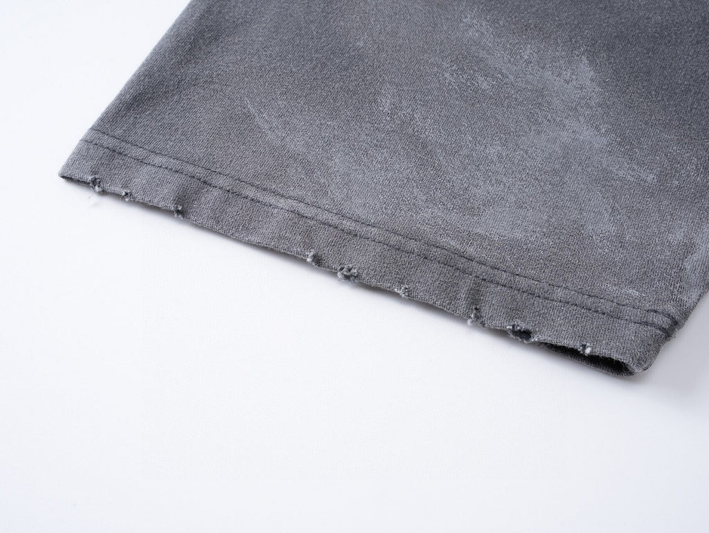 Balenciaga Felpa Oversize Effetto Washed – Grigio Antracite