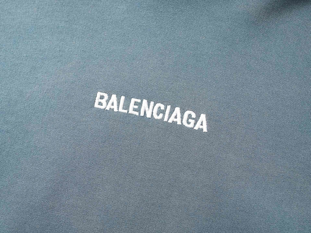 Balenciaga Logo Print Hoodie
