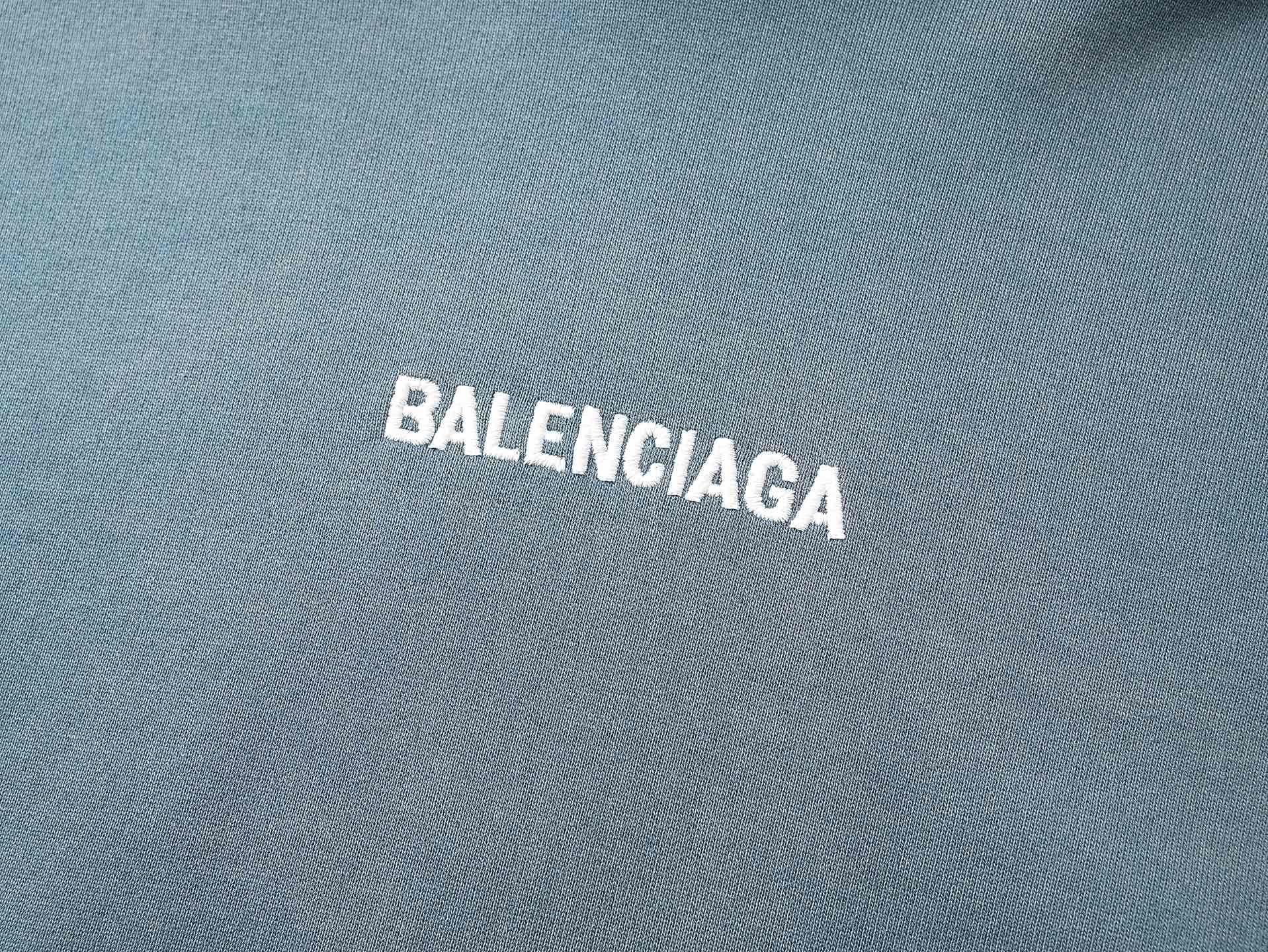 Balenciaga Logo Print Hoodie