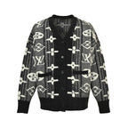 Cardigan Ispirazione Louis Vuitton Monogram – Black Edition