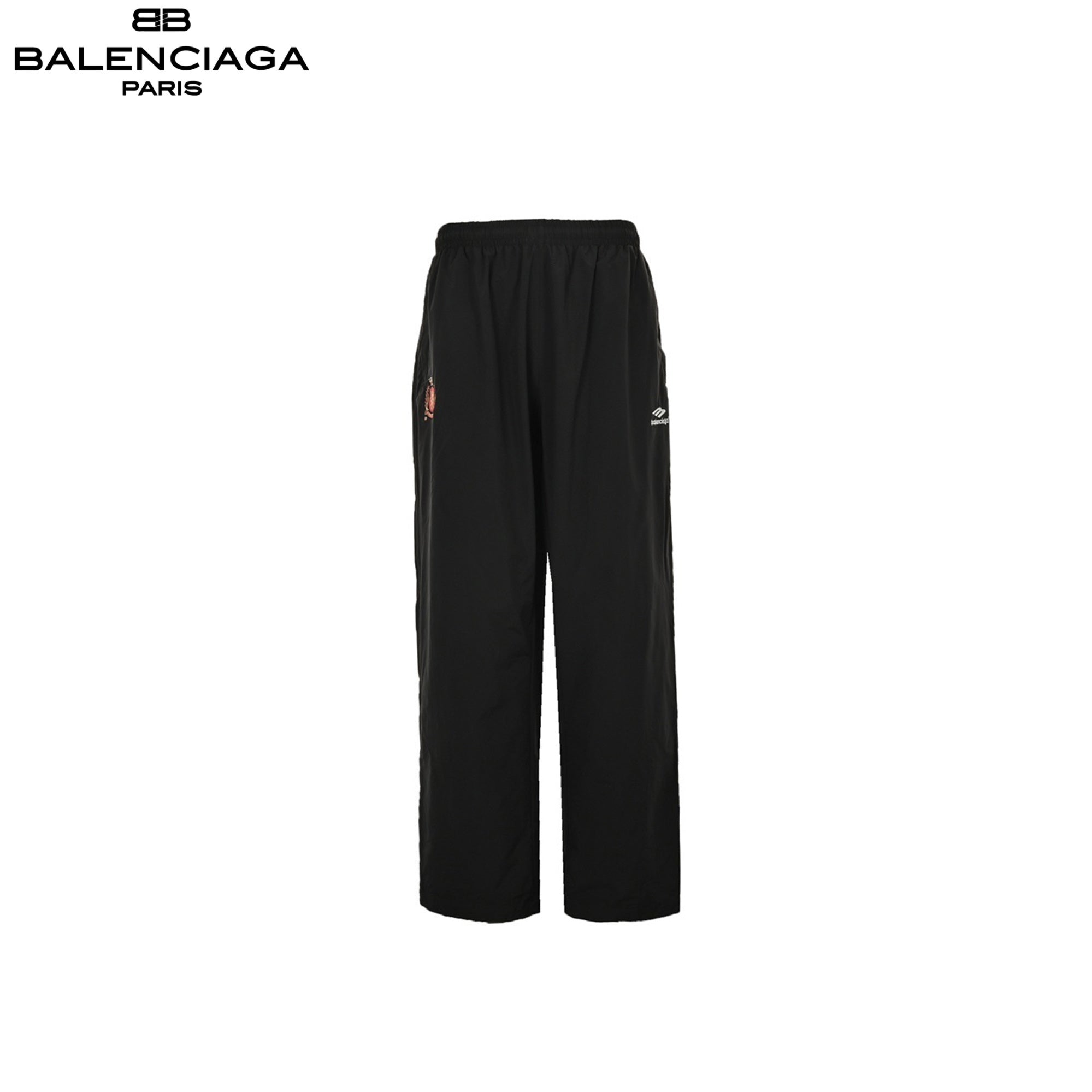 Balenciaga Wide Track Pants – Nero