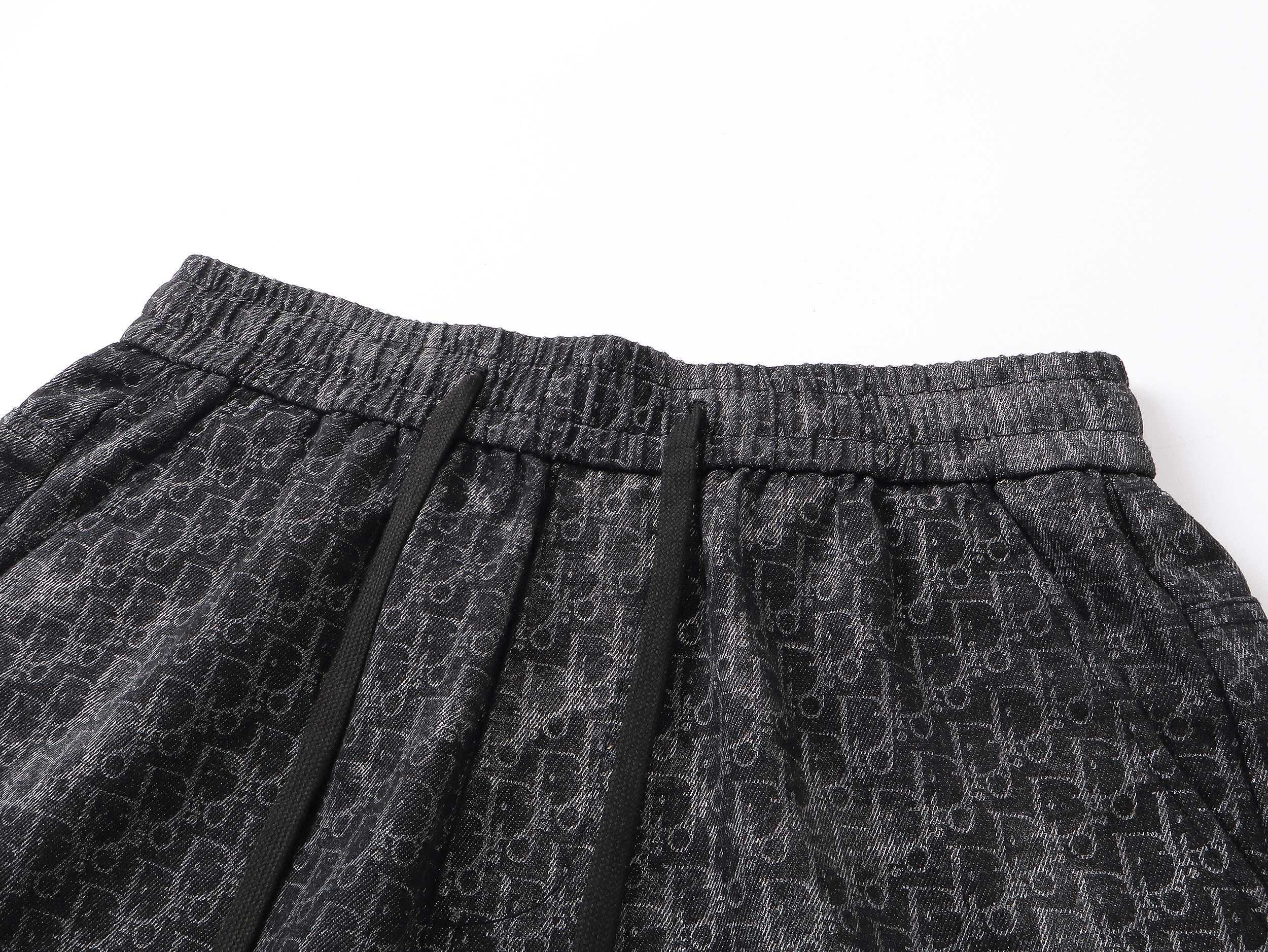 Dior Bermuda Uomo in tessuto tecnico con stampa Dior Oblique