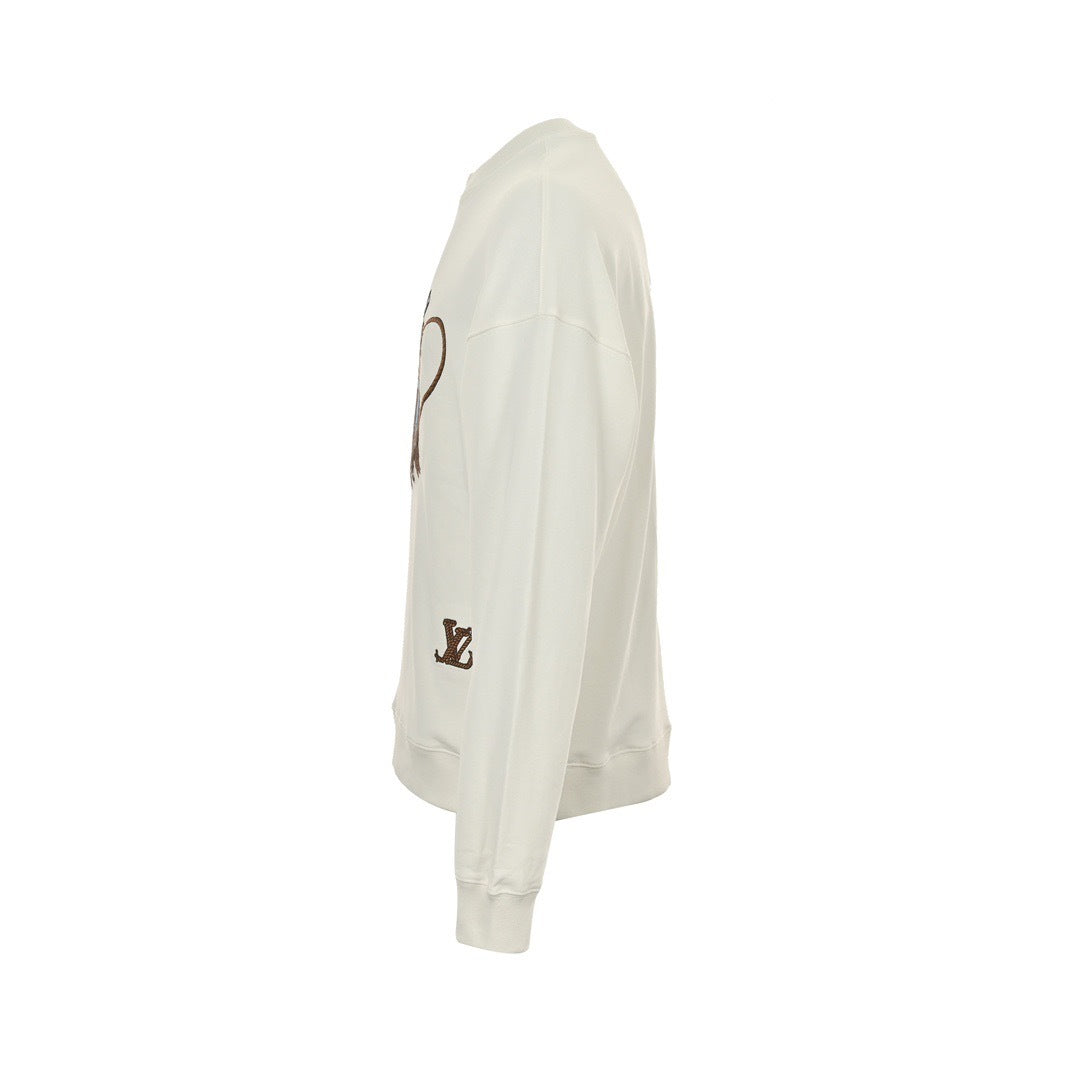 Louis Vuitton Felpa Cowboy Graphic – Ivory