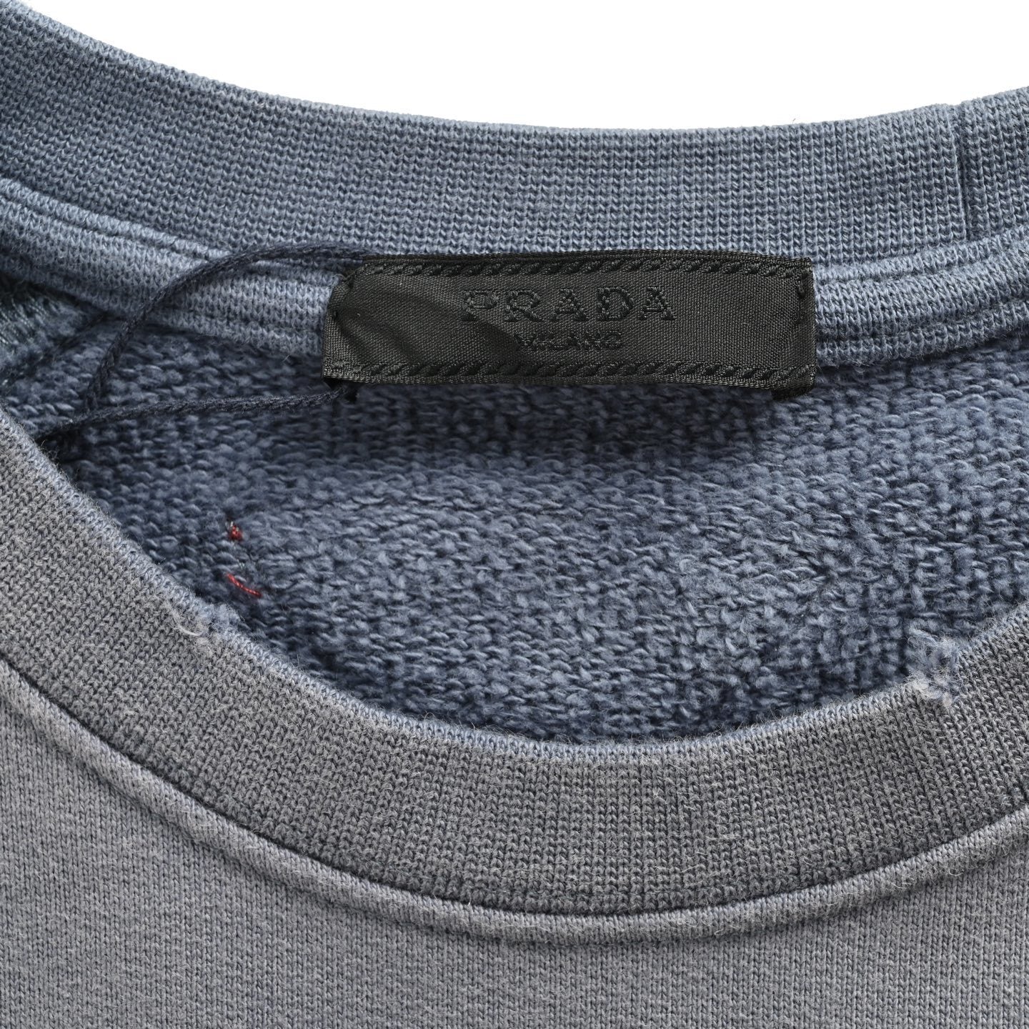 Prada Felpa Girocollo Logo Heritage – Grigio Polvere