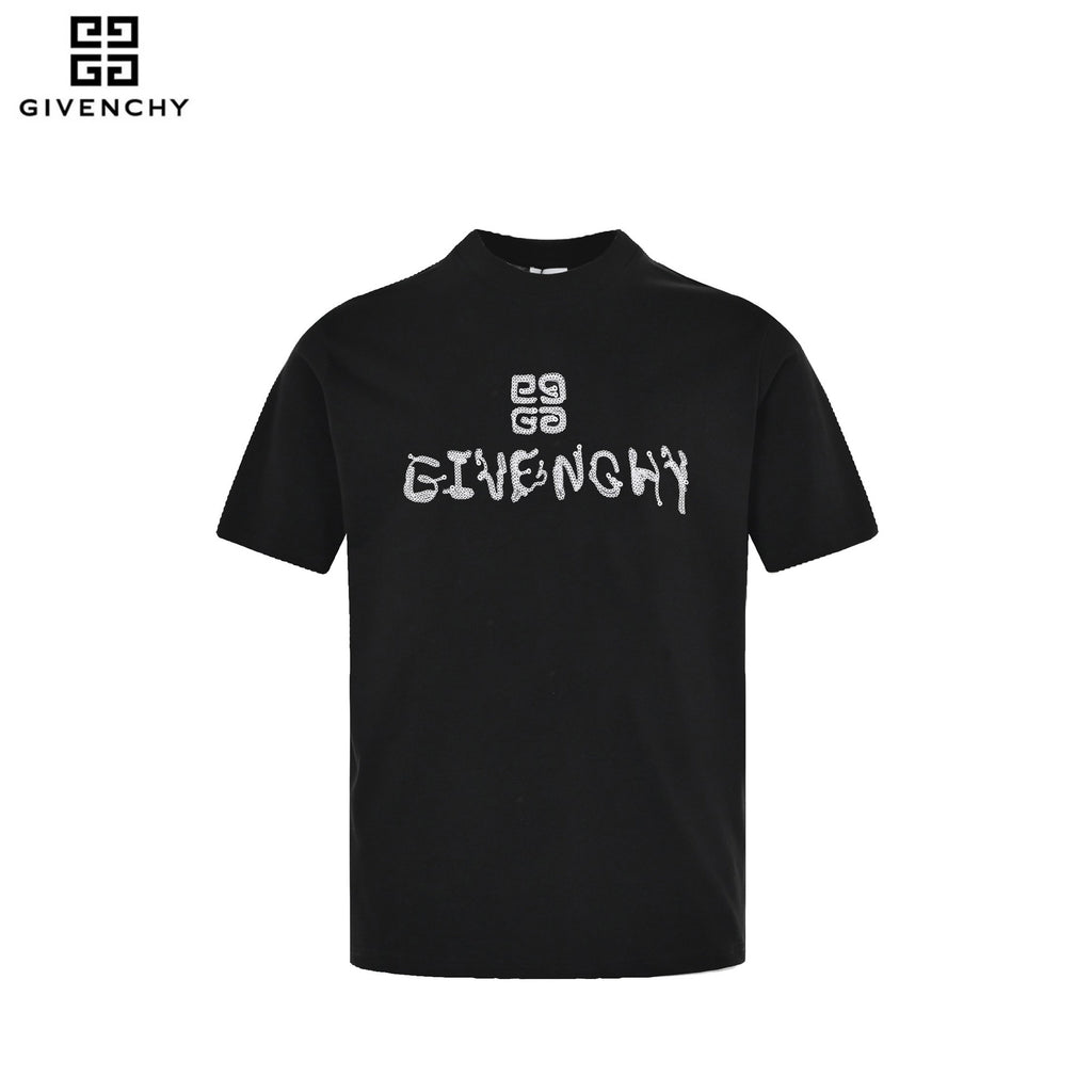 Givenchy 4G Logo Distressed Print T-Shirt