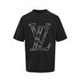 Louis Vuitton T-shirt Uomo in cotone con stampa LV e graphic Basketball