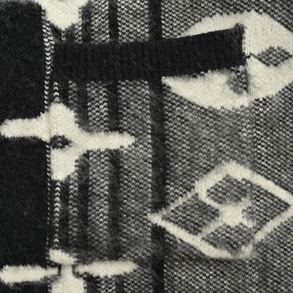 Cardigan Ispirazione Louis Vuitton Monogram – Black Edition