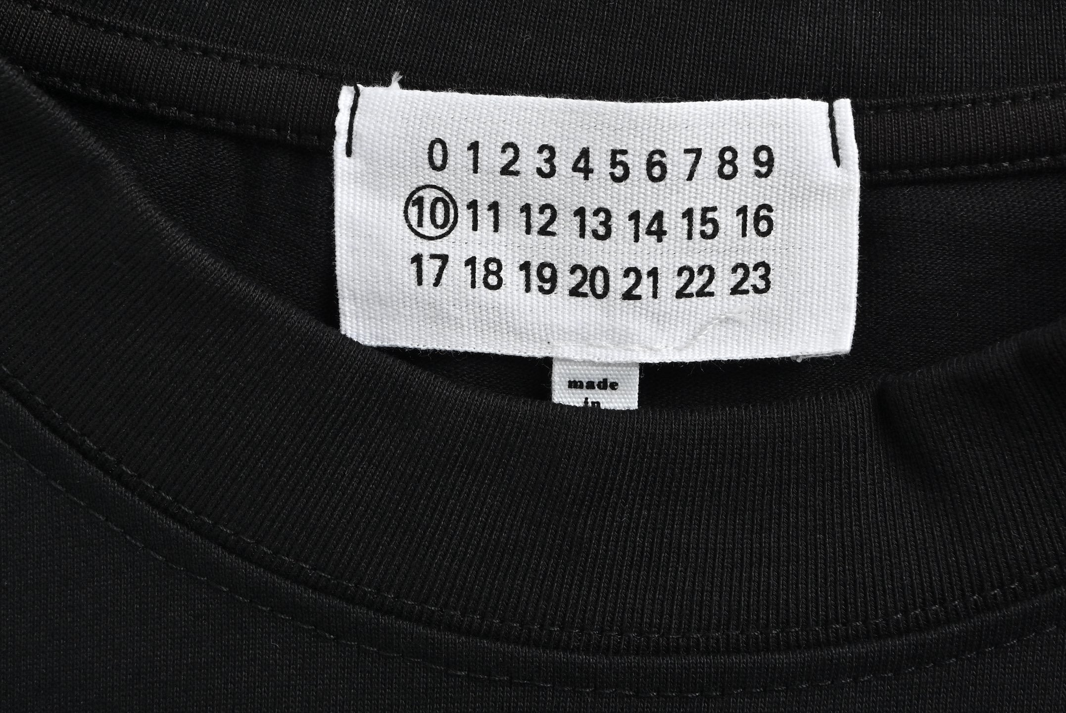 Maison Margiela Brushstroke Print T-Shirt – Black