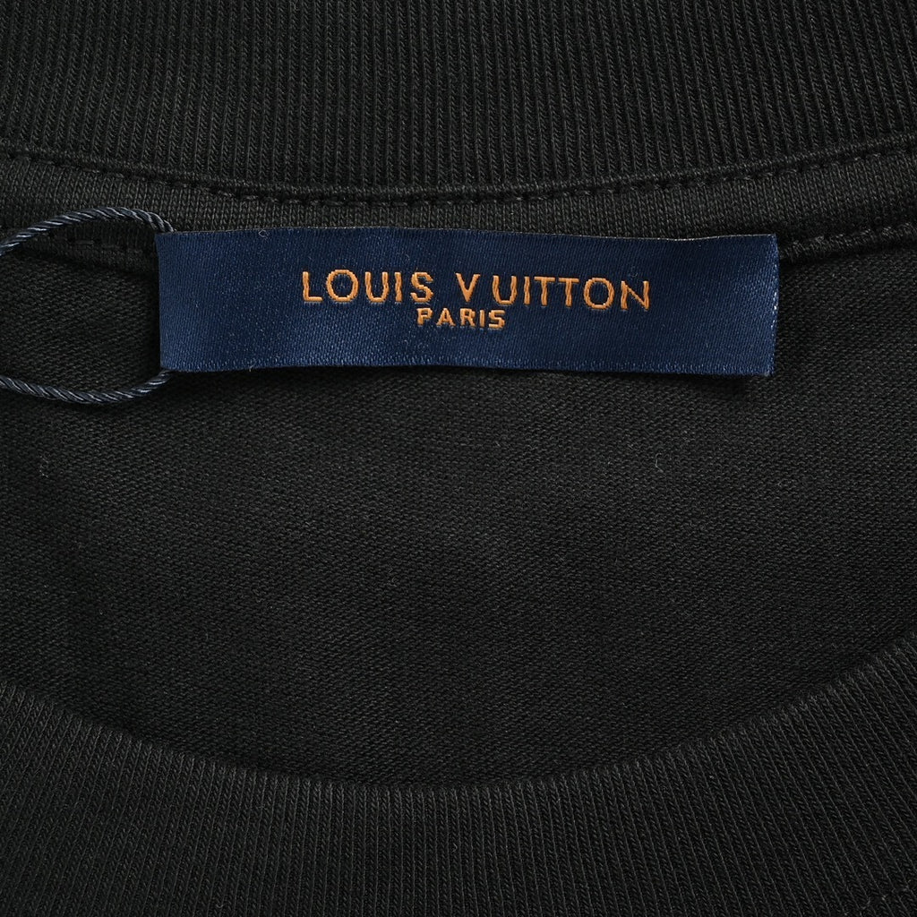 Louis Vuitton T-shirt Uomo in cotone con stampa LV e graphic Basketball