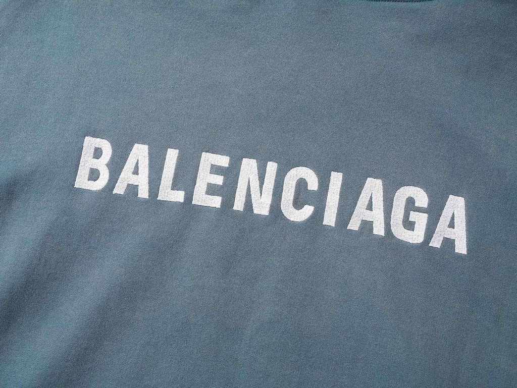 Balenciaga Logo Print Hoodie