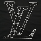 Louis Vuitton T-shirt Uomo in cotone con stampa LV e graphic Basketball