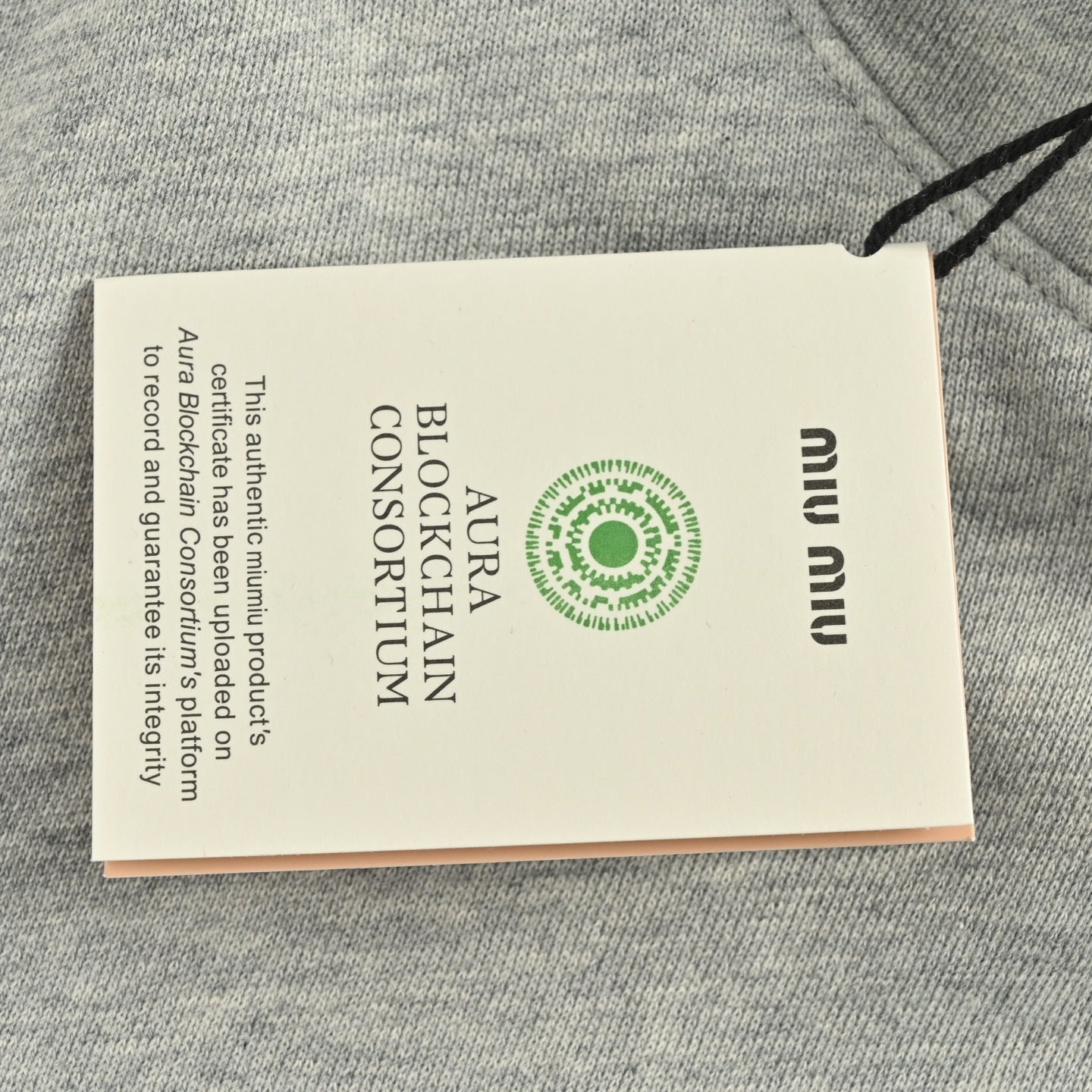 Miu Miu Embroidered Logo Cotton Hoodie