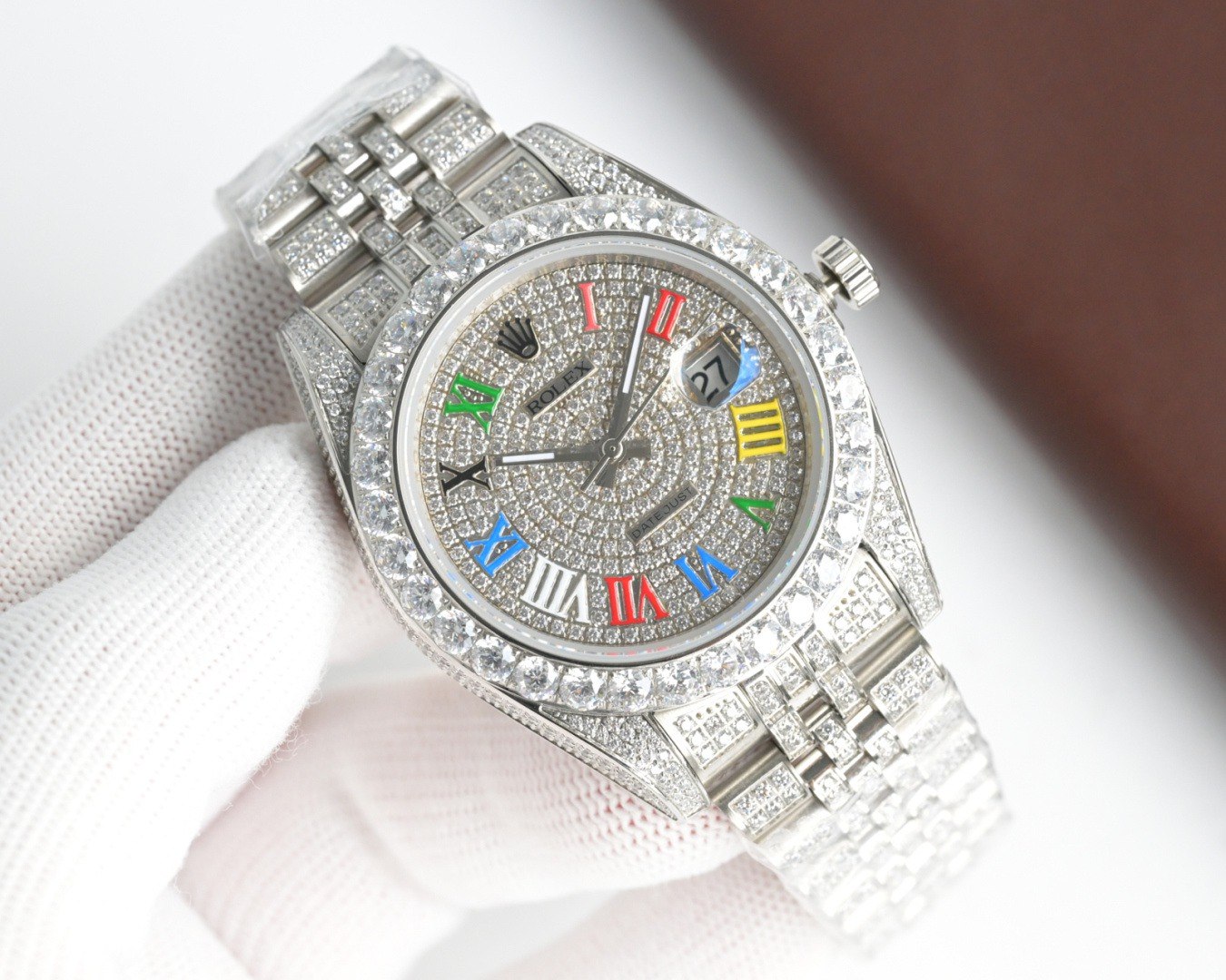 Rolex Oyster Perpetual Datejust – Incastonatura personalizzata di diamanti